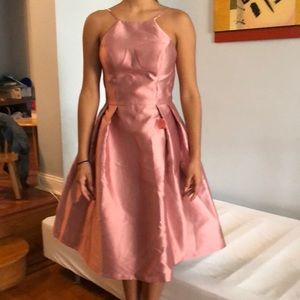 Pink rose gold chi chi priscilla dress
